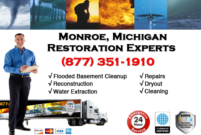 Monroe Flooded Basement Cleanup