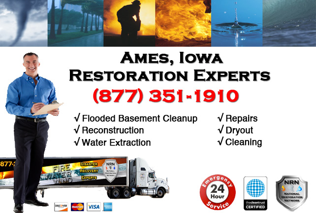 Ames Flooded Basement Cleanup