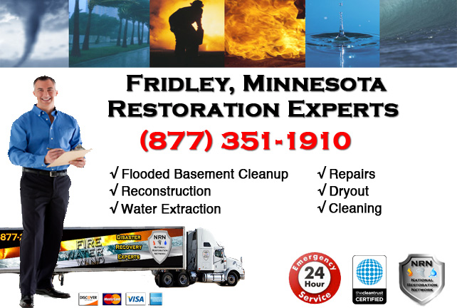 Fridley Flooded Basement Cleanup & Repairs
