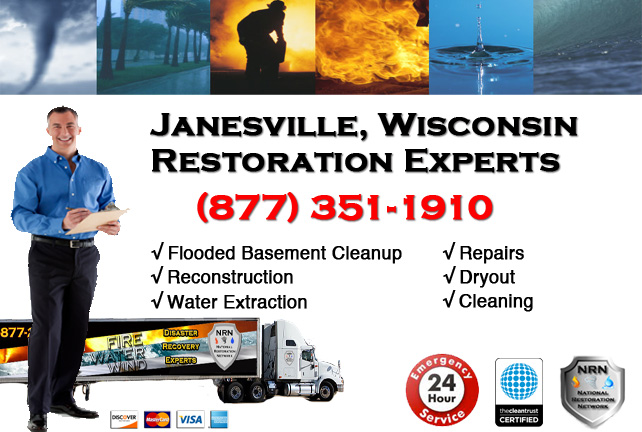 Janesville Flooded Basement Cleanup