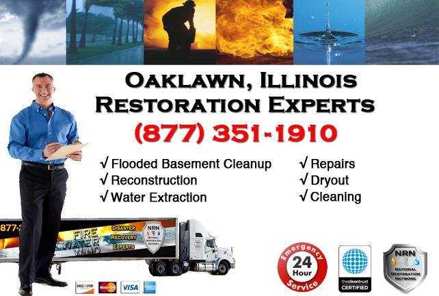 Oaklawn Flooded Basement Damage Repairs