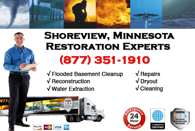 Shoreview Flooded Basement Cleanup & Repairs