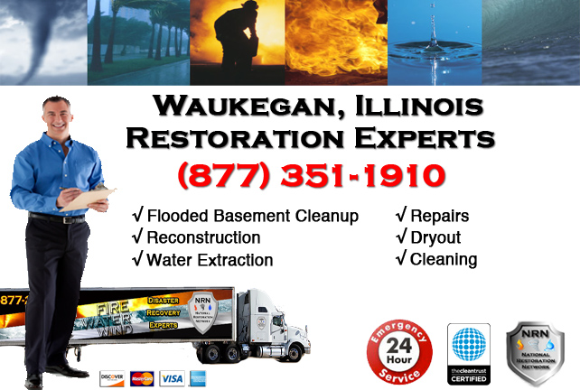 Waukegan Flooded Basement Damage Repairs
