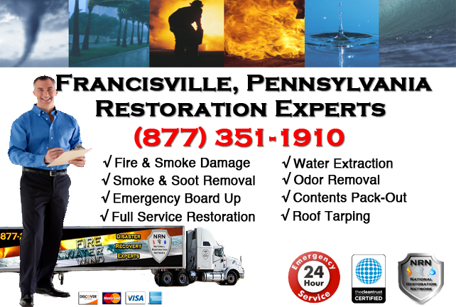 Francisville Fire and Smoke Damage Repairs