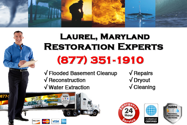 Laurel Flooded Basement Cleanup