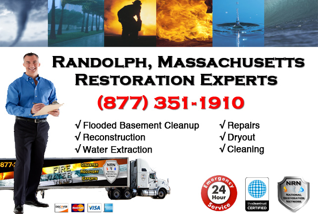 Randolph Flooded Basement Cleanup