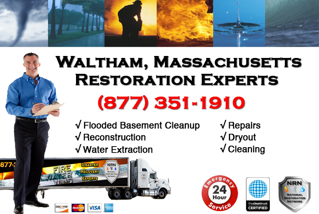 Waltham Flooded Basement Cleanup