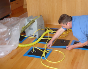 water damage dryout equipment