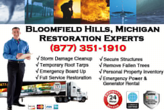 Bloomfield Hills Storm Damage Repairs