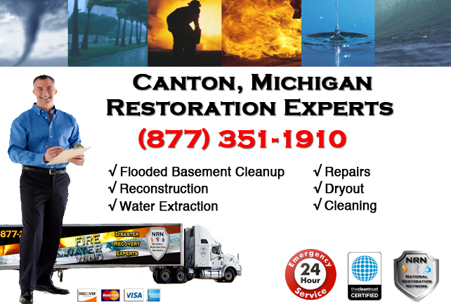 Canton Flooded Basement Cleanup
