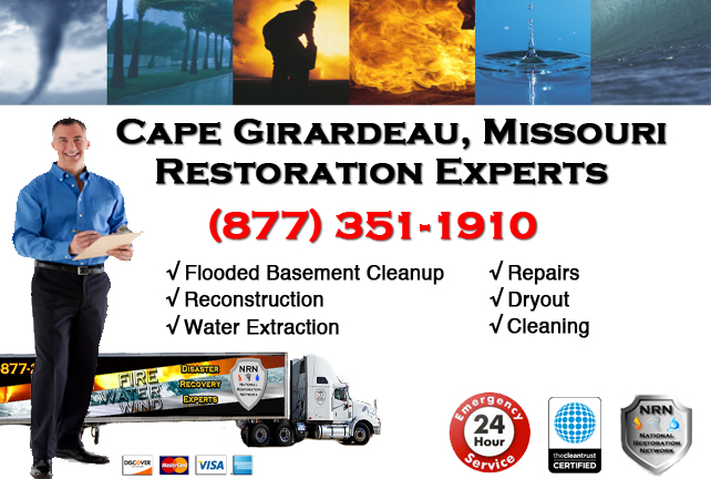 Cape Girardeau Flooded Basement Cleanup Company