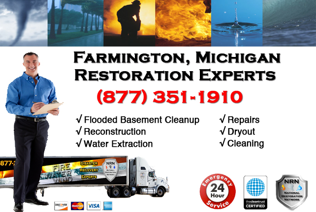 Farmington Flooded Basement Cleanup