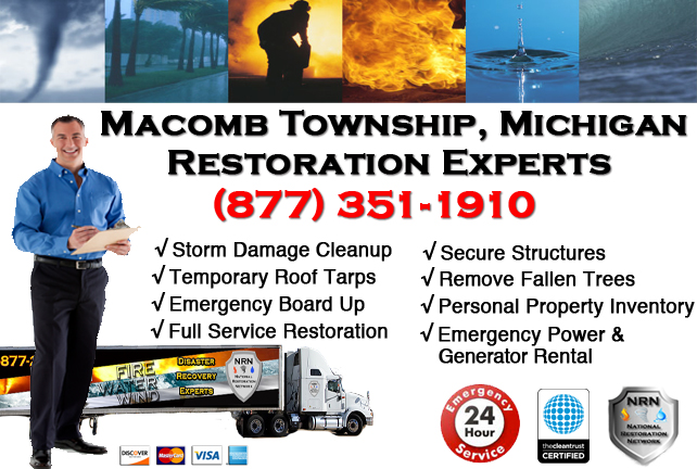 Macomb Township Storm Damage Repairs