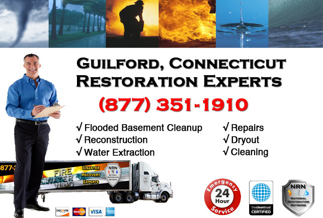 Guilford Flooded Basement Cleanup