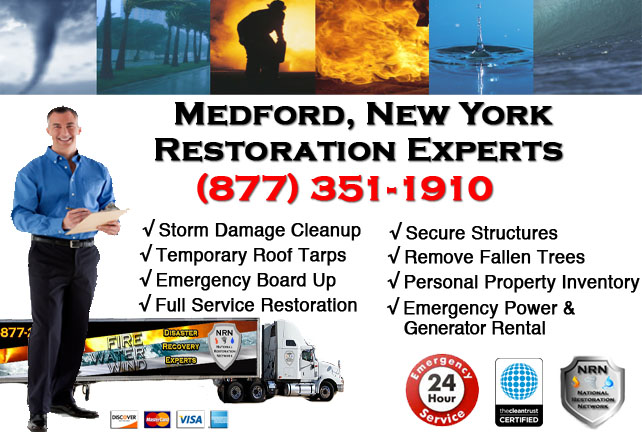Storm Damage Repairs and Cleanup Medford NY