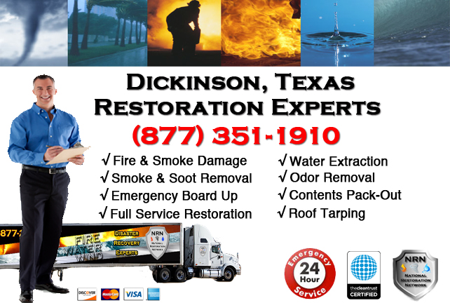 Dickinson Fire Damage Restoration Contractor