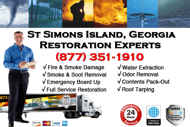 St Simons Fire Damage Cleanup Contractor