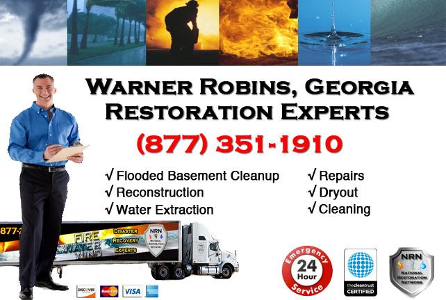 Warner Robins Flooded Basement Cleanup