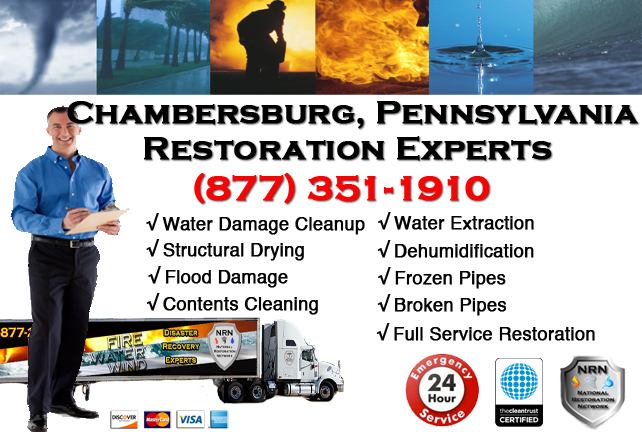 Chambersburg Water Damage Restoration