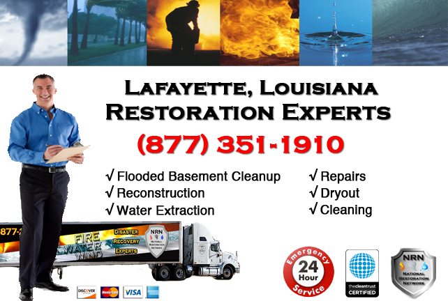 Lafayette Flooded Basement Cleanup
