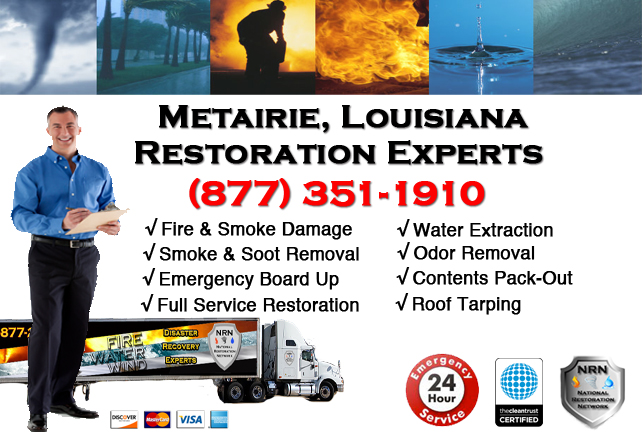 Metairie Fire Damage Restoration Contractor