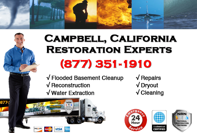 Campbell Flooded Basement Cleanup