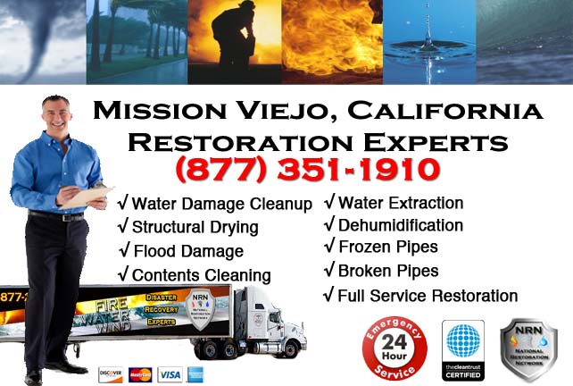 Mission Viejo water damage repairs