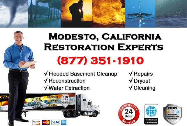 Modesto Flooded Basement Cleanup