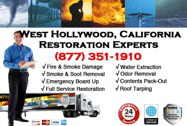 West hollywood Fire Damage Restoration Contractor