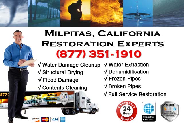 Milpitas water damage restoration