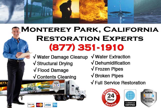 Monterey Park water damage restoration
