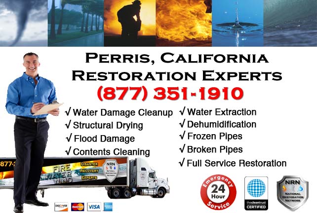 Perris water damage restoration