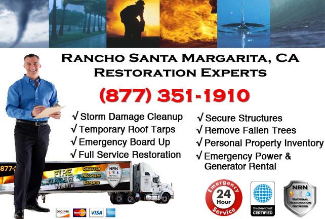 Rancho Santa Margarita water damage restoration