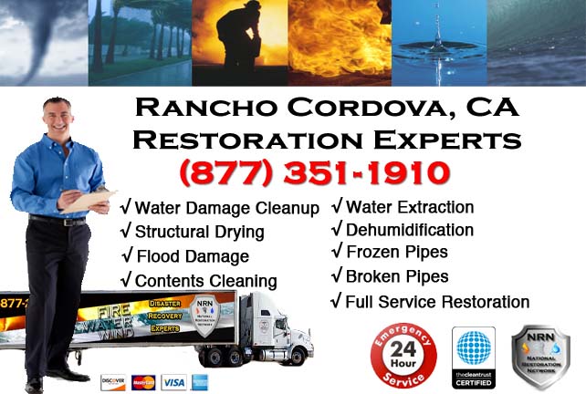 Rancho Cordova water damage restoration