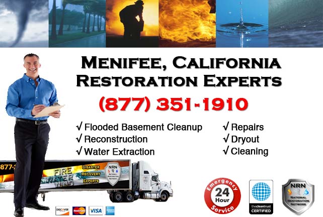 Menifee Flooded Basement Cleanup
